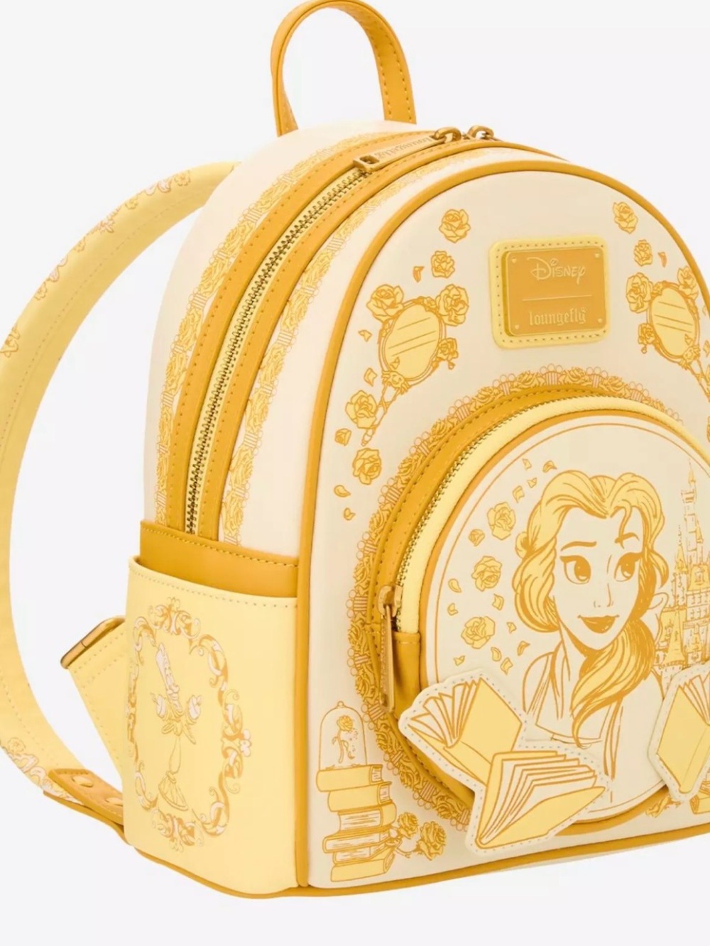 Loungefly Disney NWT Beauty & the Beast Belle Sketch Portrait Mini Backpack - Picture 8 of 8